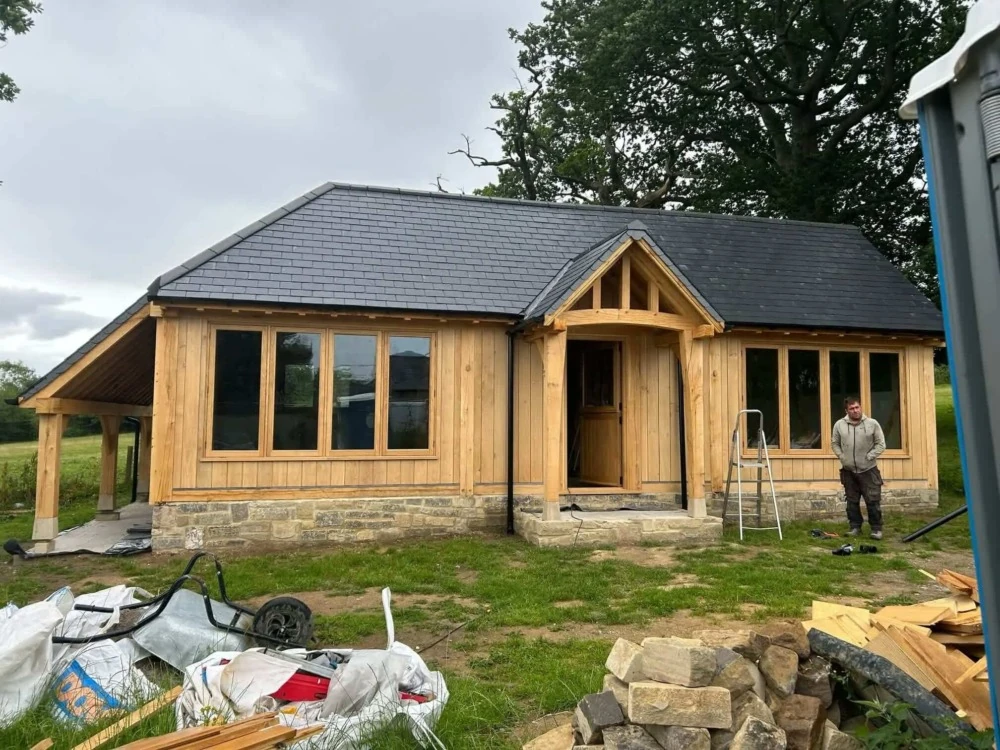 Finished roofing project in Newcastle