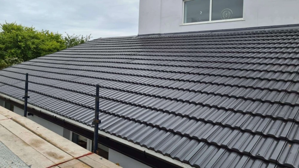 Clay tile roof completed in Newcastle